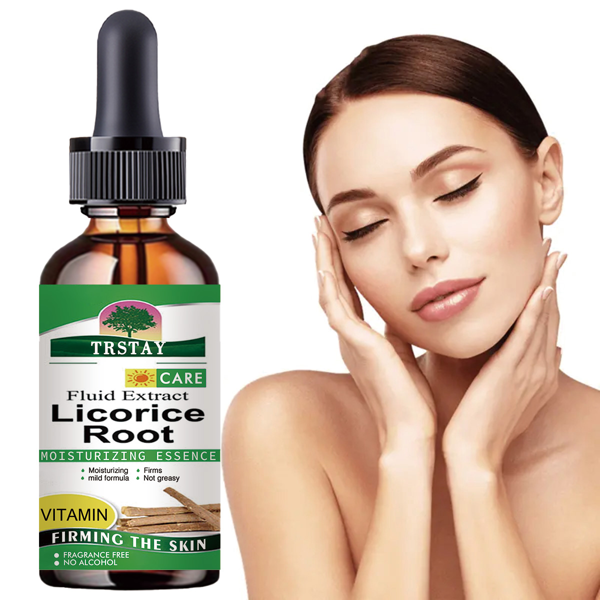 Licorice Root Extract - Sérum réparateur raffermissant pour les pores,