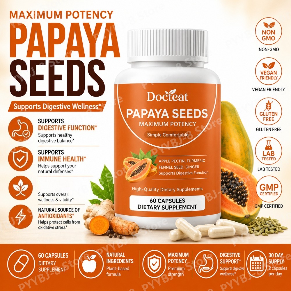 Licorice Root Extract - Capsules de graines de papaye avec