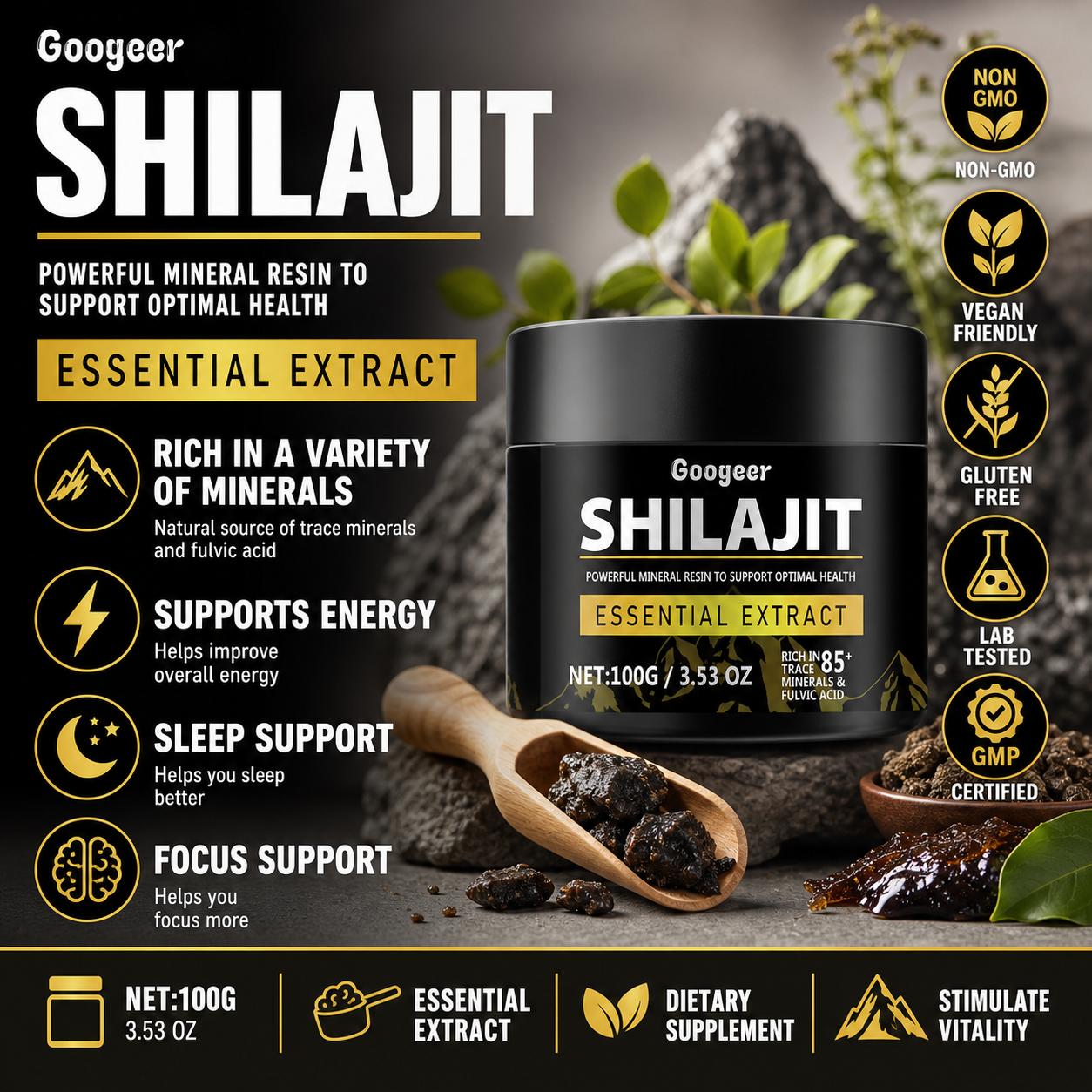 Licorice Root Extract - Googeer Extrait de Shilajit en Poudre
