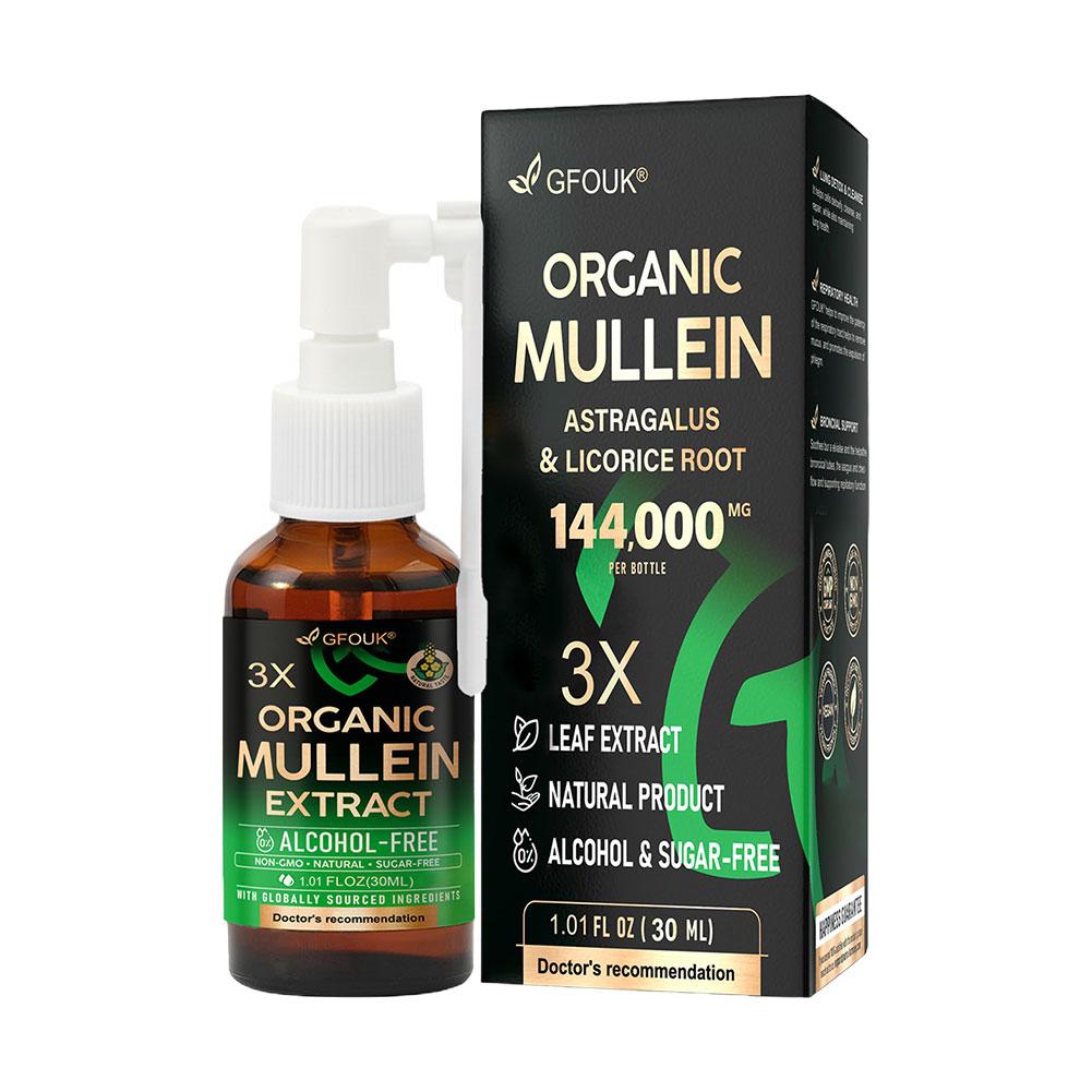 Licorice Root Extract - Spray Nettoyant Pulmonaire Bio au Molène,
