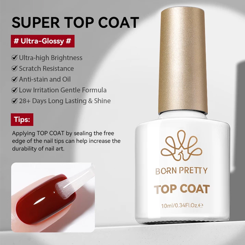 BORN PRETTY 1/2pcs Top Coat Ge - Cucumber Cooling Gel avis et prix