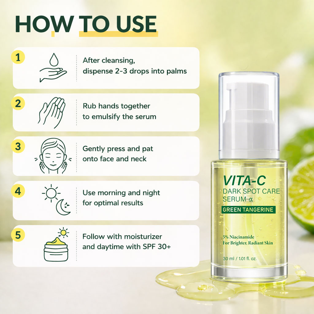 Sérum à la vitamine C à la man - Skincare Garnier avis et prix