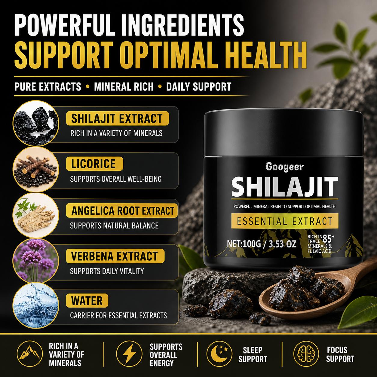 Googeer Extrait de Shilajit en - Licorice Root Extract avis et prix