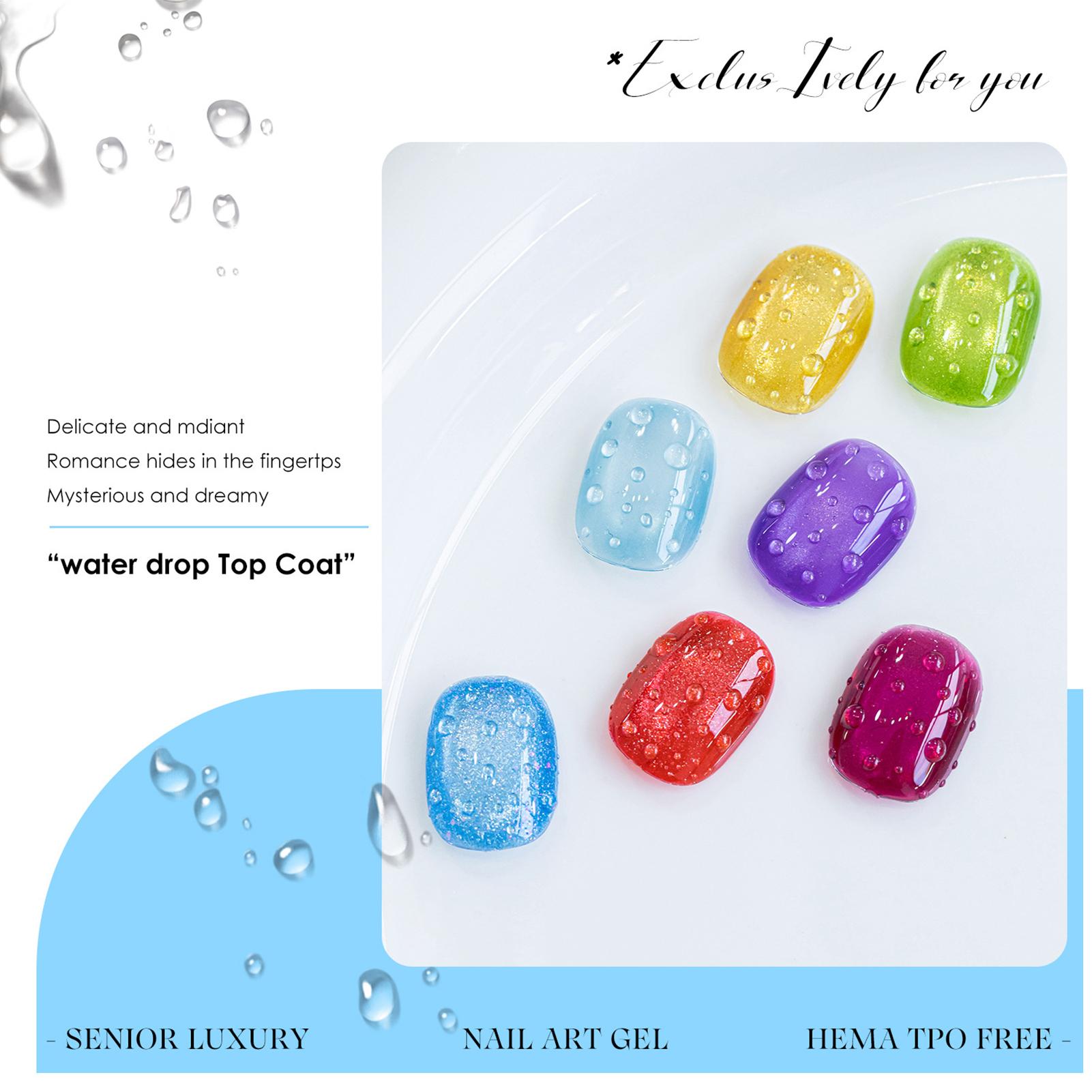 Vernis Gel UV Effet Gouttes d' - Cucumber Cooling Gel avis et prix