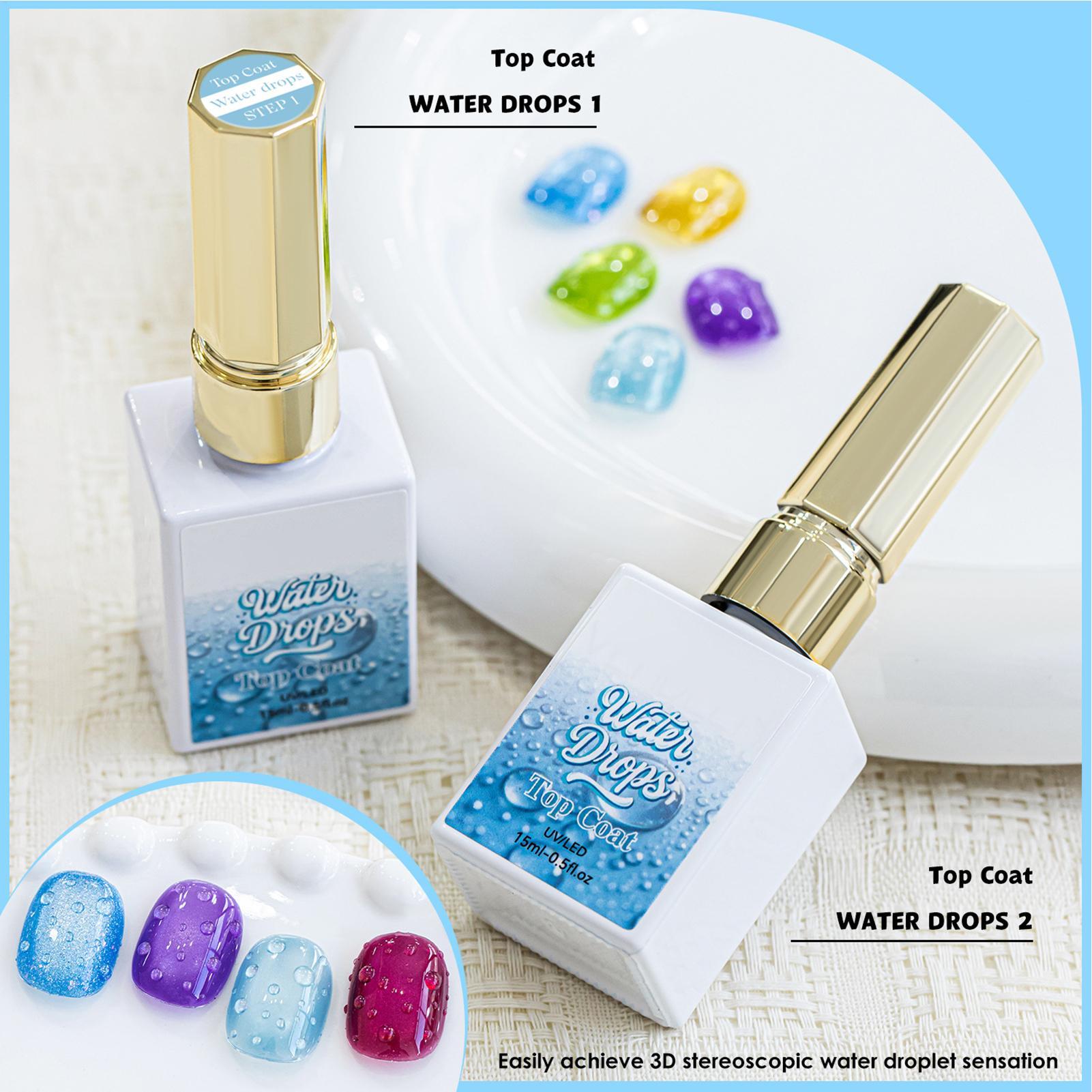 Vernis Gel UV Effet Gouttes d' - Cucumber Cooling Gel avis et prix